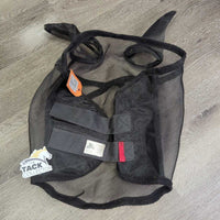 Fine Mesh Fly Mask *vgc, older?, pills, mnr hair, dirt, curled/loose fleece edge
