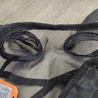 Fine Mesh Fly Mask *vgc, older?, pills, mnr hair, dirt, curled/loose fleece edge
