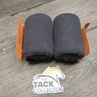 2 Stretchy Exercise Leg Wraps *vgc/gc, clean, mnr hair, faded & edge rubs & pills
