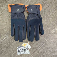 Winter Riding Gloves *gc, clean, slices/cuts, mnr dirt?film & stains
