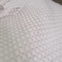 Waffle Fleece Fitted Hunter Saddle Pad *vgc/gc, stains, clumpy, clean, rubs, shrunk?, folded/creased lining
