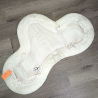 Waffle Fleece Fitted Hunter Saddle Pad *vgc/gc, stains, clumpy, clean, rubs, shrunk?, folded/creased lining
