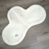 Waffle Fleece Fitted Hunter Saddle Pad *vgc/gc, stains, clumpy, clean, rubs, shrunk?, folded/creased lining
