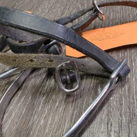 Pr POW Spurs, narrow leather straps *vgc, clean, dry, residue, mnr scuffs
