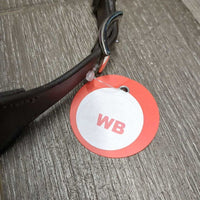 Leather & Elastic Breastplate, Running Martingale Attachment, snaps *vgc, clean & dirt/residue, stains
