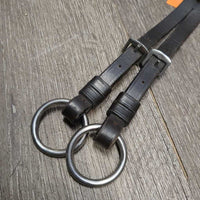v.short Adjustable Leather Running Martingale Attachment, roller buckle *vgc, clean, creases, rubs
