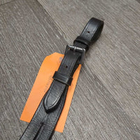 v.short Adjustable Leather Running Martingale Attachment, roller buckle *vgc, clean, creases, rubs
