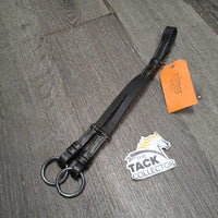 v.short Adjustable Leather Running Martingale Attachment, roller buckle *vgc, clean, creases, rubs
