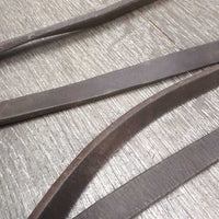 Pr Soft Leather Curb Reins *vgc, clean, older, mnr dry, mnr residue
