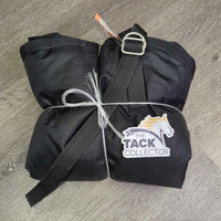Fleece Lined Quarter Sheet/Blanket - Back Warmer *vgc, clean, mnr hair, clumpy & residue
