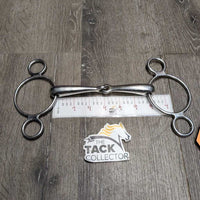 Thick 2 Ring Elevator Gag Bit *gc, clean, mnr scratches, chews, rubs & scuffs
