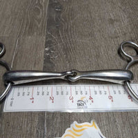 Thick 2 Ring Elevator Gag Bit *gc, clean, mnr scratches, chews, rubs & scuffs
