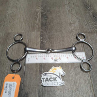 Thick 2 Ring Elevator Gag Bit *gc, clean, mnr scratches, chews, rubs & scuffs
