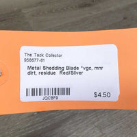 Metal Shedding Blade *vgc, mnr dirt, residue
