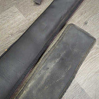 Neoprene & Nylon Web Lungeing Surcingle, Girth *gc, mnr dirt, stained, residue, slices, dents, faded?
