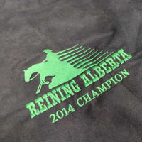 Hvy Cordura Stall Mount - Hanging Grooming & Equipment Bag "Reining Alberta 2014 Champ" *vgc
