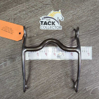#640 LS High Port "Grazer" Western Curb Bit *gc, clean, scratches, mnr rust spots
