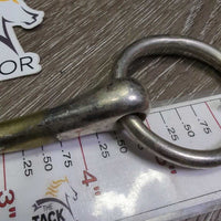 Hvy Single Joint Small Loose Ring Bit *fair, scuffed, rust, plating, mnr residue

