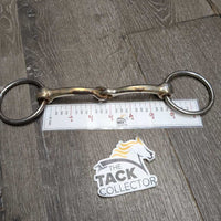 DECOR ONLYThin Western Loose Ring Snaffle Bit *fair, chipped, rust, scuffs, peeling
