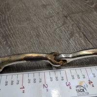 DECOR ONLYThin Western Loose Ring Snaffle Bit *fair, chipped, rust, scuffs, peeling

