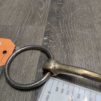 DECOR ONLYThin Western Loose Ring Snaffle Bit *fair, chipped, rust, scuffs, peeling
