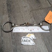 DECOR ONLYThin Western Loose Ring Snaffle Bit *fair, chipped, rust, scuffs, peeling

