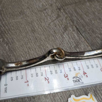 DECOR ONLYThin Western Loose Ring Snaffle Bit *fair, chipped, rust, scuffs, peeling
