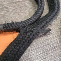 Pr Biothane & Wide/Thick Braided Nylon Barrel Reins, snaps *vgc/gc, snags, loose threads, frays, mnr stains?dirt & rubs
