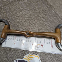 Thin Eggbutt Snaffle Bit *gc, clean, scuffs, residue, chews, scratches, older
