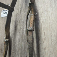 Rsd Bridle, Braided Reins *fair, NO Noseband, v.dry, v.stiff, twisted, broken keeper, dirty, creases, tight keepers
