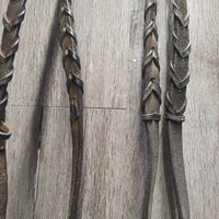 Rsd Bridle, Braided Reins *fair, NO Noseband, v.dry, v.stiff, twisted, broken keeper, dirty, creases, tight keepers
