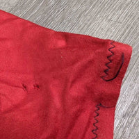 Hvy Lycra Full Face Slinky, Zipper, Velcro *fair/gc, clean, holes, snags, rubs, pulled/unstitched zipper edge, v.rubbed & frayed seams, threads
