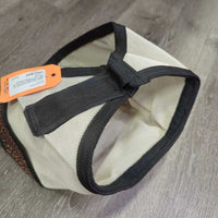 Hard Mesh Fly Mask, embroidered *vgc, mnr dirt, hair, older?
