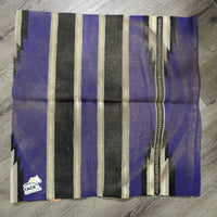Woven Western Saddle Pad - Blanket *gc, dirty, stains, rubs, snags, hair
