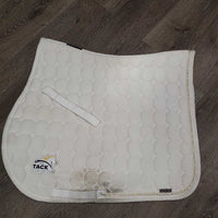 Quilt Jumper Pad, bling piping *vgc, clean, stains, hair, rubs, dingy, mnr snags, dirt, pills, rubs
