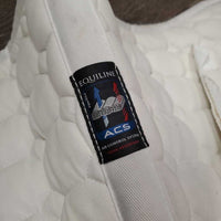 Quilt Jumper Pad, bling piping *vgc, clean, stains, hair, rubs, dingy, mnr snags, dirt, pills, rubs
