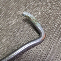 1 ONLY Wooden Handle Boot Pull *fair, rubs, faded, stains, rusty, oxidized, older
