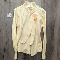 LS Show Shirt, 2x Button Collars *vgc, older, seam puckers, snags
