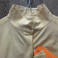 LS Show Shirt, 2x Button Collars *vgc, older, seam puckers, snags
