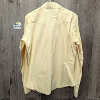 LS Show Shirt, 2x Button Collars *vgc, older, seam puckers, snags
