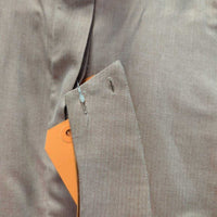 LS Hvy Show Shirt, 2x Button Collars *gc, older, faded, rubs, cuffs: puckers, rubs, creases & stains
