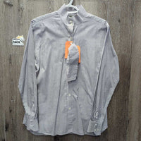 LS Show Shirt, 1x Velcro Collar *vgc, mnr rubs & pills, older
