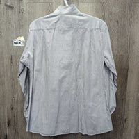LS Show Shirt, 1x Velcro Collar *vgc, mnr rubs & pills, older
