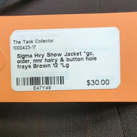 Hvy Show Jacket *gc, older, mnr hairy & button hole frays
