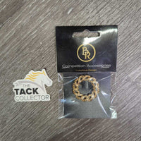 Infinity Round Crystal Stock Pin, package, board *new
