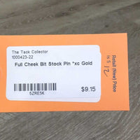Full Cheek Bit Stock Pin *xc
