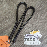 2 Leather Draw Rein Girth Attachment Straps *xc/like new
