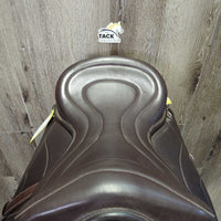 16" Freeform Classic Trail Treeless Saddle, HAF Equitation Saddle Pad, T-Bar Leathers, Pommel Strap, Rainbow Saddle Cover, 3x leather ties
