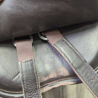 16" Freeform Classic Trail Treeless Saddle, HAF Equitation Saddle Pad, T-Bar Leathers, Pommel Strap, Rainbow Saddle Cover, 3x leather ties
