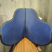 Treeless Saddle, HAF Equitation Saddle Pad, T-Bar Leathers, Rainbow Saddle Cover

